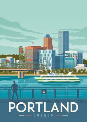 Portland Travel Poster