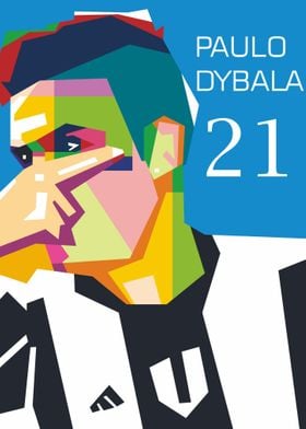 PAULO DYBALA WPAP POP ART