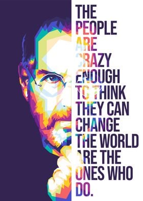 Steve Jobs Pop Art Quotes