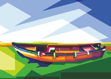 boat illustration design