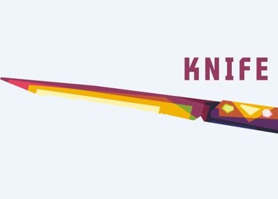 Sharp knife illustration