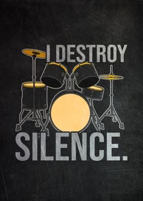 Drummer I Destroy Silence