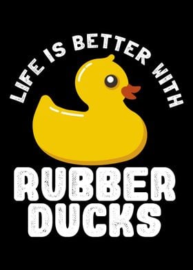 Funny rubber duck quote' Poster by Marc Kolb | Displate