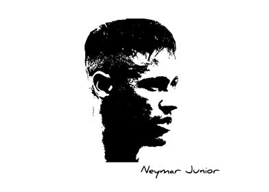 Neymar Junior Sketsa