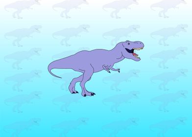 Tyrannosaurus Rex kids art