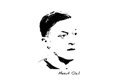 Mesut Ozil Sketsa