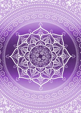 Mandala Purple Zen