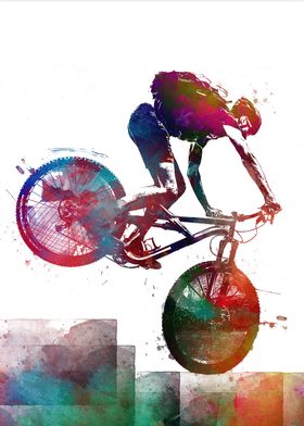 Cycling sport art