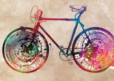 Cycling sport art