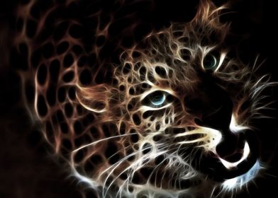 Glowing Leopard