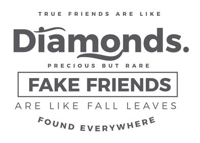 True friendship is like a 