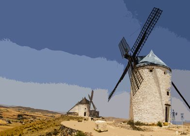 Spain Consuegra Windmills