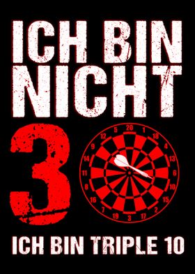 30 Geburtstag Dart