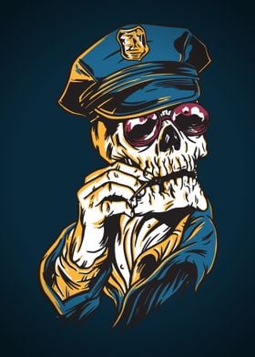 Police Skull