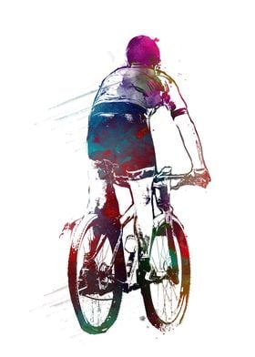 Cycling sport art