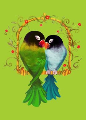 parrot couple