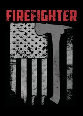 Firefighter American Flag