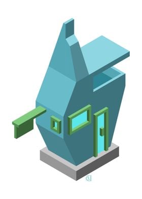 Isometric house 4