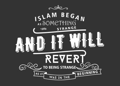 islam began as something 