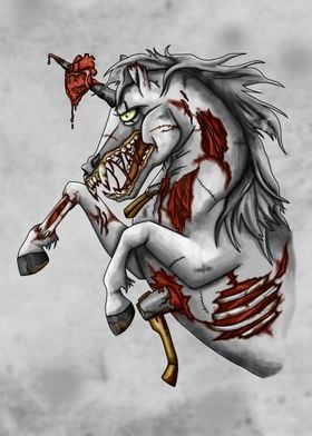 Zombie unicorn