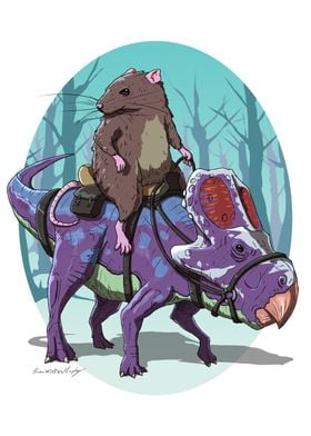 Rat Protoceratops Rider