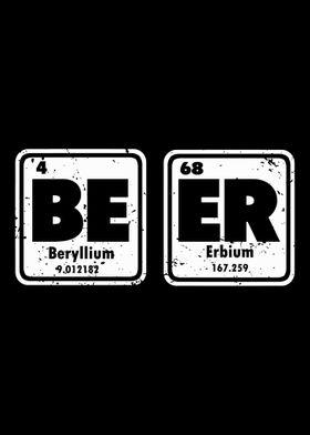 beer periodic table gift 