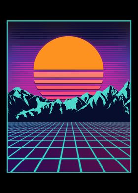 Retro 80s Aesthetic Vaporw