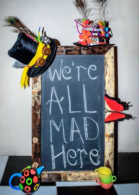 We're All Quite Mad Here! An Alice in Wonderland Mad Hatter Party – Between  Naps on the Porch