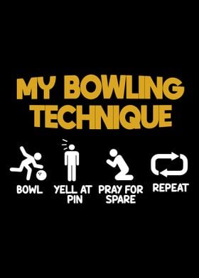 My funny bowling technique