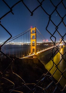 Golden Gate Bridgeat Night