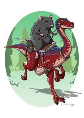 Rat Gallimimus Rider