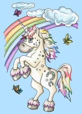 Rainbow unicorn