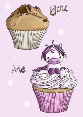 Unicorn cupcake