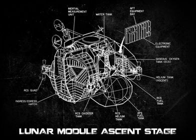 LUNAR MODULE ASCENT STAGE