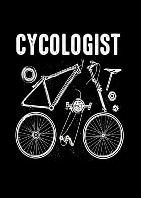 Funny Bicycle Cycologist