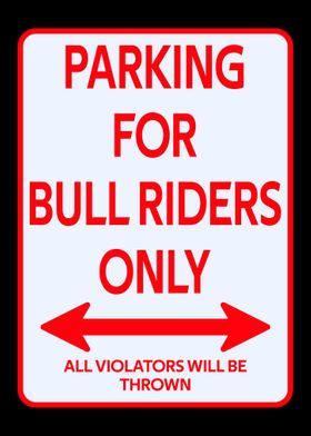 Parking bull riding shield