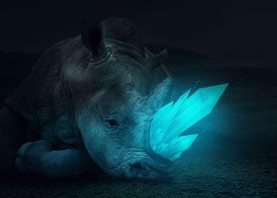 Glowing Rhino