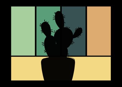 Cactuses Retro Vintage