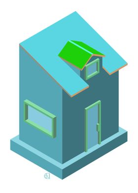 Isometric house 8