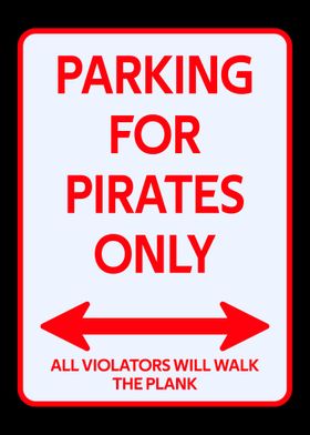 Pirates Parking Gift