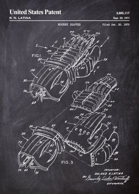 1971 hockey glove