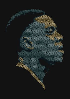 Anthony Martial Text Art
