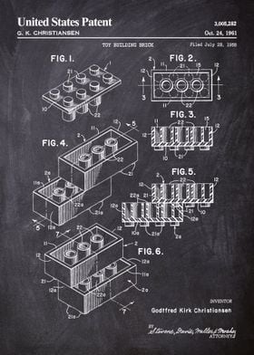 1961 building brick patent