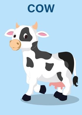 cow poster