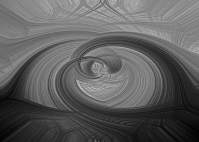 Monochrome fractal art