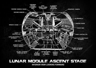 LUNAR MODULE ASCENT STAGE 