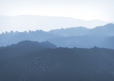 Mist Covered Mountains