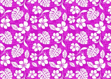 Fuchsia Aloha Pattern