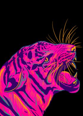 Neon Tiger Side