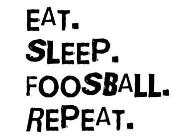 Eat Sleep Football Repeat